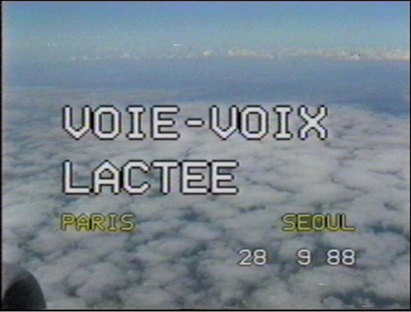 Kim Soun-Gui, 〈Voie-Voix Lactée〉, 1988. video, 60 minutes, edition 1 of 3ⓒKIM Soun-Gui 2018