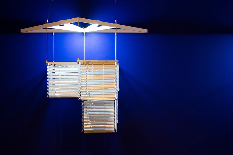 Haegue Yang, 《Sol LeWitt Upside Down – Steel Structure, Scaled Down 27 Times》 series, 2017. Private collection, Stuttgart ©Haegue Yang ©National Gallery Singapore
