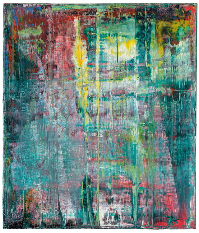 Gerhard Richter, ‘Abstraktes Bild’, 1994, oil on canvas. Image courtesy Christie’s Images Ltd.