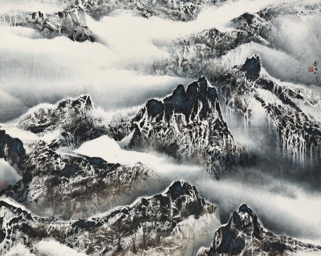 Liu Kuo-Sung, ‘Play of Mountain and Cloud’, 1993. Image courtesy Christie’s Images Ltd.