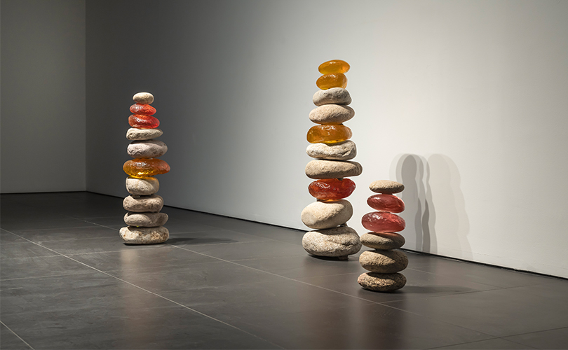 Park Hyun-ki, Untitled, 1978(2015 reproduced), stone and resin, Image provided by Gallery Hyundai.