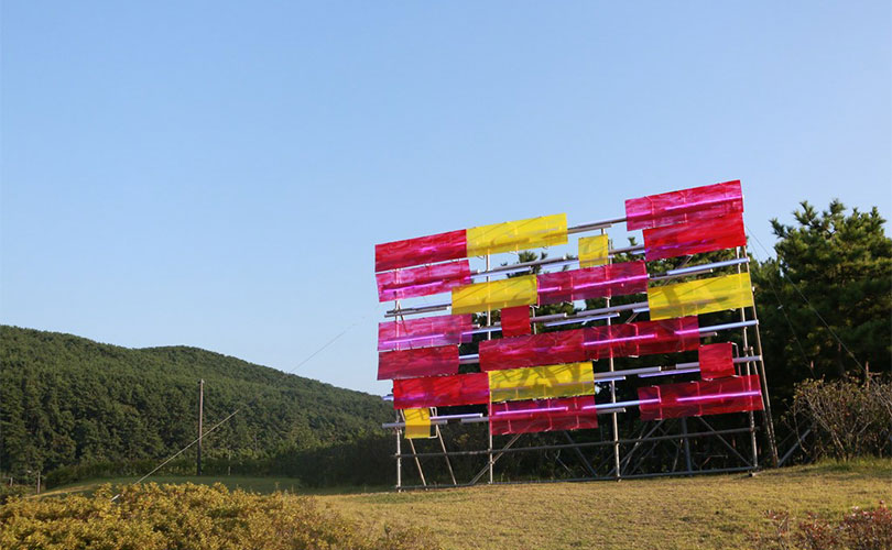 Paul Schwer, Billboard Painting Busan, 2017, Commission for the Sea Art Festival 2017