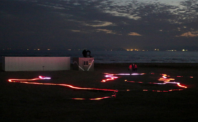 JUNG Hye-ryun, A Line of the Projection, 2017, Commission for the Sea Art Festival 2017