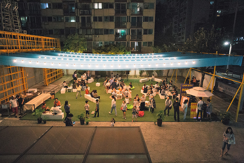 The View from the Open Studio at Seoul Art Space Geumcheon, 2018. ⓒSeoul Art Space Geumcheon