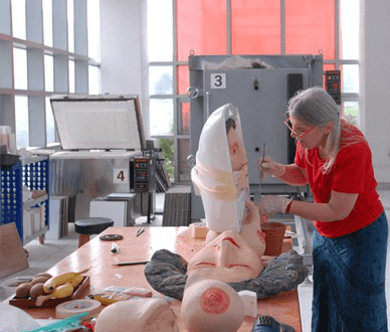 The Working Space at the Ceramic Creative Center ⓒClayarch Gimhae Museum