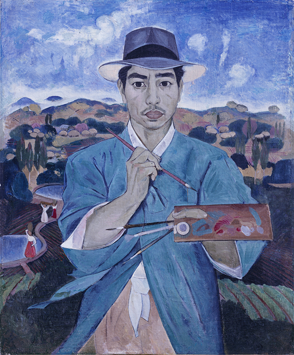 Lee Que-de’s “Self-portrait in Blue