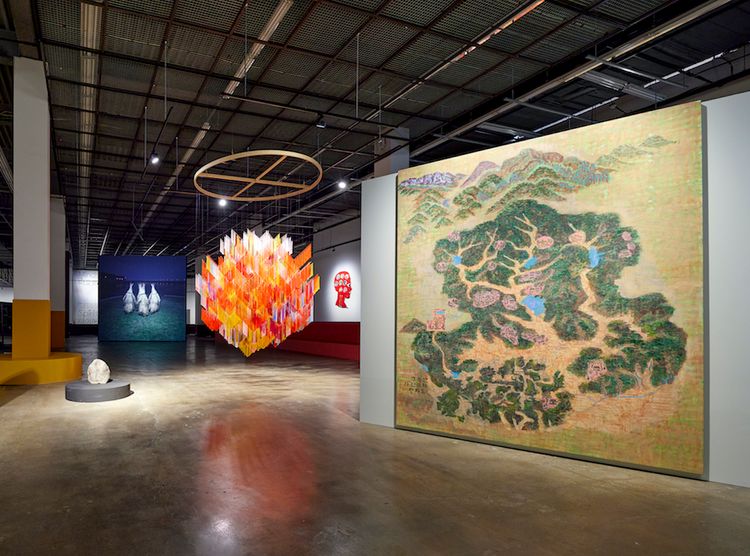 Exhibition view: Minds Rising, Spirits Tuning, 13th Gwangju Biennale, Gwangju (1 April–9 May 2021). Courtesy Gwangju Biennale Foundation. Photo: Sang tae Kim.