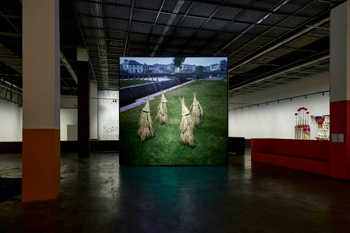 John Gerrard, Corn Work (Corrib) (2020). Exhibition view: Minds Rising, Spirits Tuning, 13th Gwangju Biennale, Gwangju (1 April–9 May 2021). Courtesy Gwangju Biennale Foundation. Photo: Sang tae Kim.