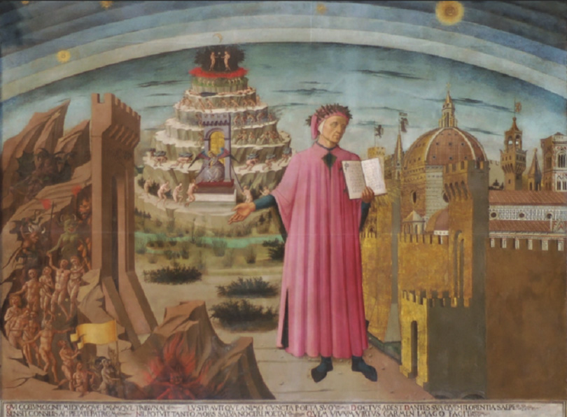 Domenico di Michelino, La Divina Commedia di Dante, 1465.