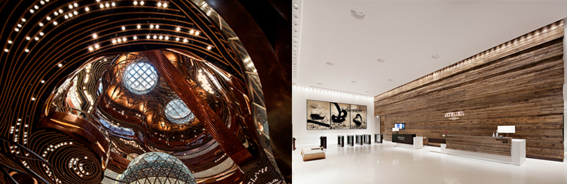 Left Opera Theatre in K11 MUSEA Right Victoria Dockside K11 Atelier Lobby Concierge. All Images Provided by K11