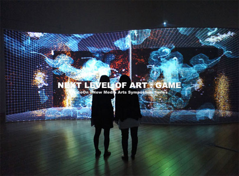 ‘Next Level of Art : Game’ 심포지엄 이미지_지하루(HaruJi)&그라함웨이크필드(Graham Wakefield), type:wall_소마미술관(SOMA)_2011