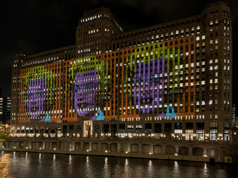 Andy Warhol  1964 on Art on theMART © Art on theMART 사진제공 퍼블릭아트