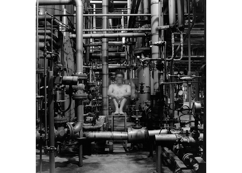 〈human refinery 01〉, 젤라틴 실버프린트 140X90cm 1999~2000.