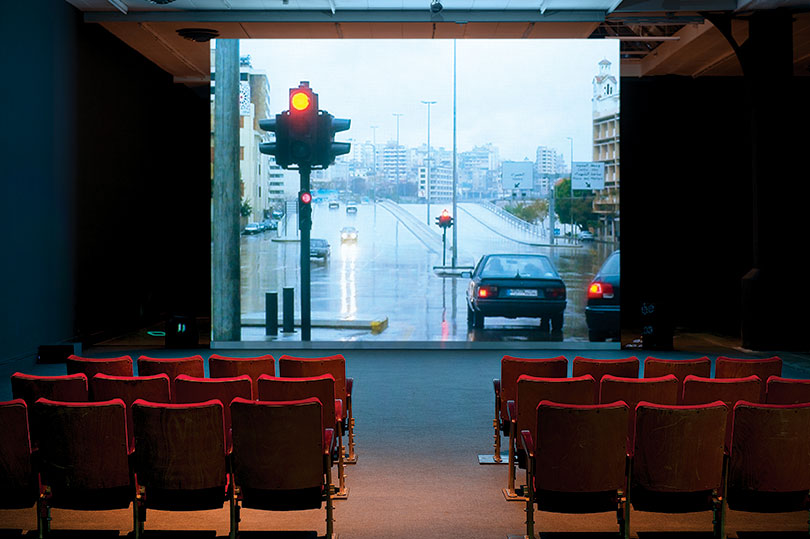 Akram Zaatari, , 2012. Video installation at Magasin, Grenoble, Photo credit: Blaise Adilon, Image provided by Yanghyun