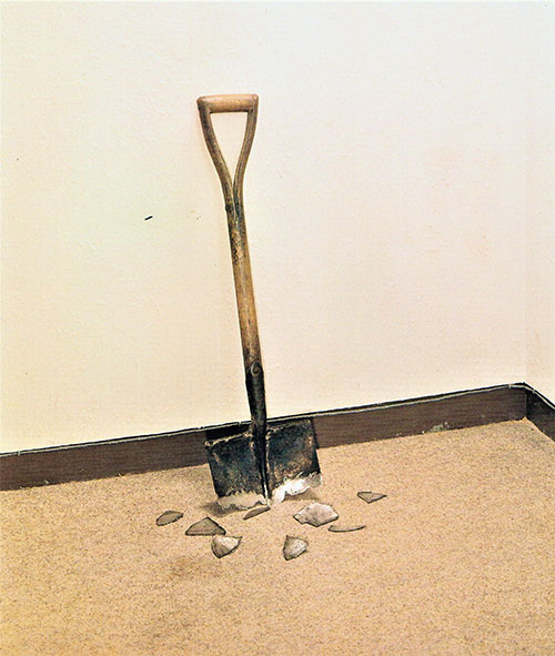 김구림, 삽(Shovel), 1973. Installation, 89.0×26.0cm.