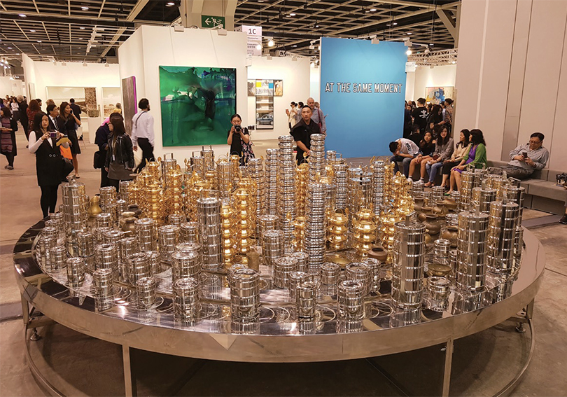 수보드 굽타(Subodh Gupta), 〈출발. 정지(Start. Stop)〉, 아라리오 갤러리, 갤러리즈 섹터